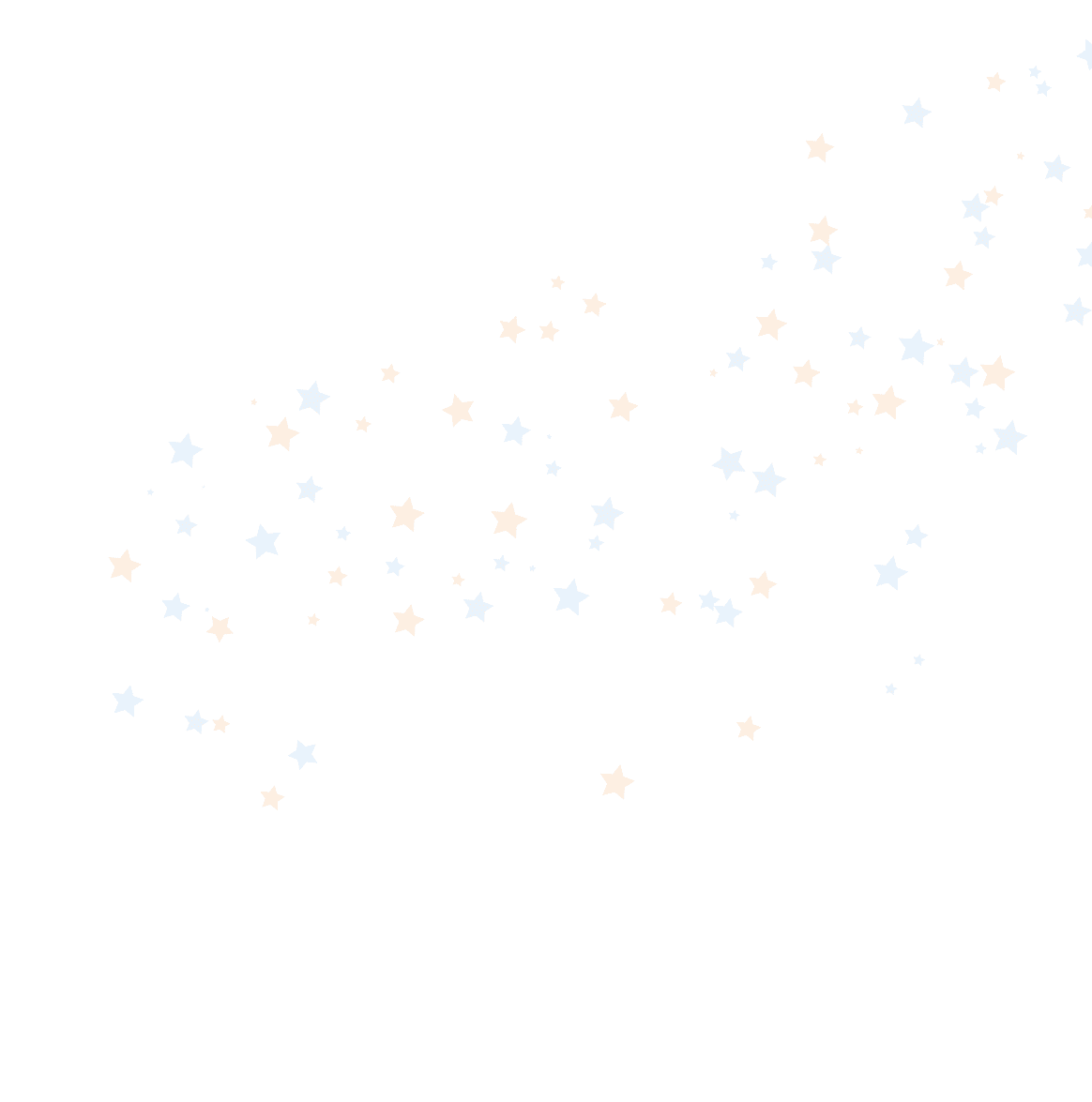Stars scattered across a black background.